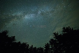 黑暗,銀河,夜