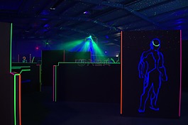 lasertag,競技場,大廳