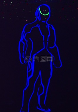 目標,lasertag,黑光