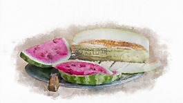 水彩,圖,創(chuàng)造力