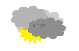 多云,天氣預報,云