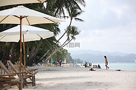 長(zhǎng)灘島海灘,海灘,天空