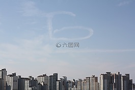天空,建筑,云