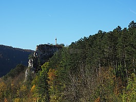 blaubeuren,交叉,景觀