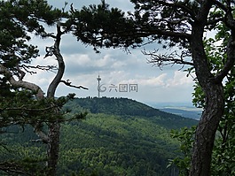 观点,远景,羊山
