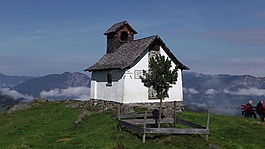 小教堂,山,宝藏山