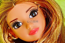 娃娃,漂亮,面對