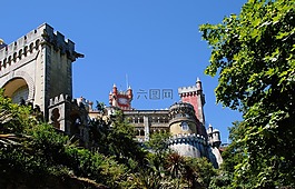 葡萄牙,辛特拉,童话城堡