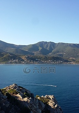 懸崖,小船,海