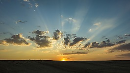 太陽(yáng),地平線,日落