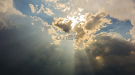 天空,云,傍晚的天空