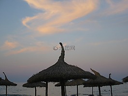 天空,云,黃昏
