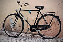 自行車,老,車輪