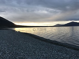 育空地區(qū),日落,北