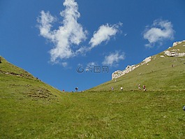 山,顏色,綠色