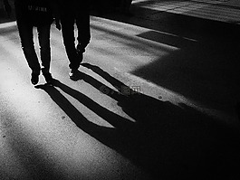 走,側(cè)影,城市
