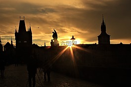 布拉格,旅行,橋