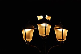 夜,晚上,光