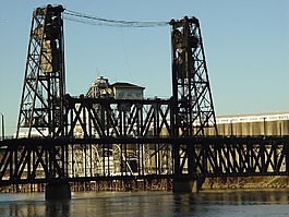 波特蘭,鋼橋,水
