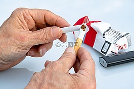 禁煙,香煙,手