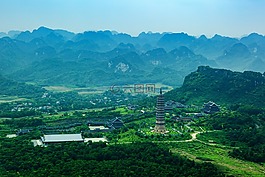 庄的一个,白亭,宁平省