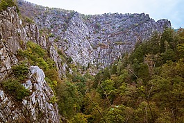 bodetal,岩,岩壁