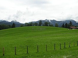 oberstdorf,徒步旅行,高山