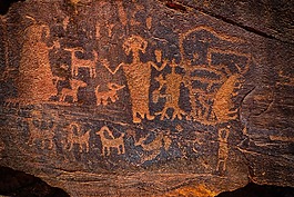 印度艺术,petroglyph,美洲原住民