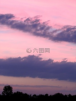 abendstimmung,云,日落