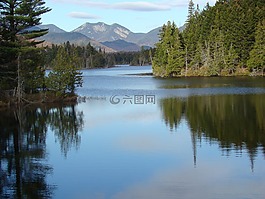 山,湖,荒野