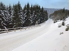 雪,冬天,冷