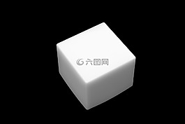 多维数据集,白,黑色