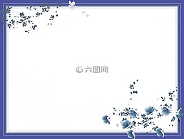 框架,花,花朵圖案