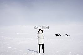 成人,冒險,后視圖