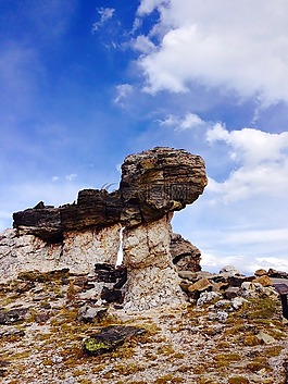 山,山頂,徒步旅行
