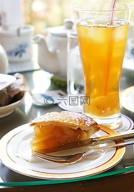 苹果饼,下午茶,蛋糕