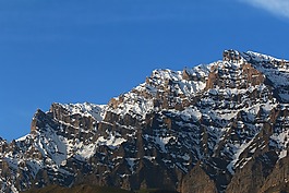 冷,景观,山