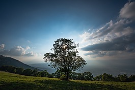 云,日出,黃昏