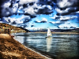 aberdyfi,英格蘭,天空