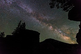 銀河,星星,夜
