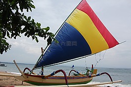 的jukung,釣魚,漁船