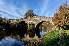 橋,河,水