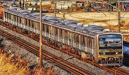 日本,火車,客運