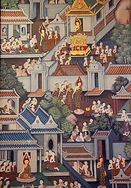繪畫,藝術(shù),廟