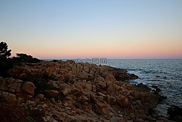 撒丁島,晚上,照明