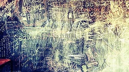 那些,黑板前,粉筆