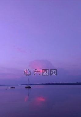 abendstimmung,日落,鏡像