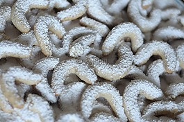 vanillekipferl,糕点,饼干