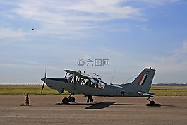 bosbok飛機(jī)在飛行路線,飛機(jī),固定的翼