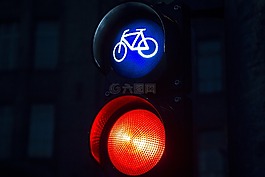 自行車,紅綠燈,紅色